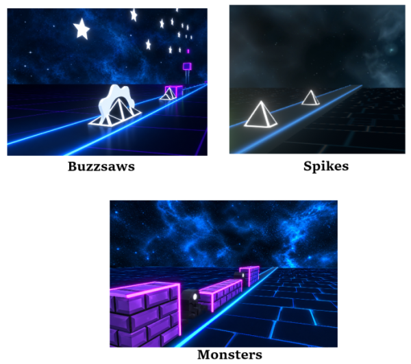 Figure 4. Game Obstacles